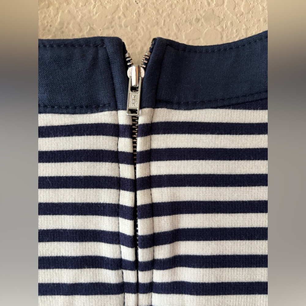BANANA REPUBLIC WOMENS STRIPE SCOOP NECK SHORT SLEEVE DRESS -- 14 - Picture 7 of 9